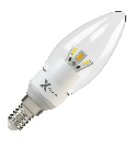 XF-E14-CC-AG-4W-3000K-220V Cветодиодная лампа общего и декоративного освещения
