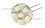 Светодиодная лампа AR-G4-6B23-12V White