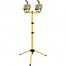 Прожектор на штативе 2*150W 230V R7S с лампой, желтый 900*800*1810mm (на штативе), GL2602