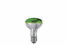 25063 Лампа R80 рефлект., зеленая-прозрачн. E27, 60W 