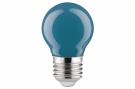 28034 Лампа LED Капля 0,3W E27 синяя