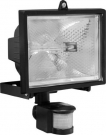 Прожектор с датчиком 500W 230V R7S с лампой, черный, GL2402/FL24