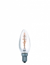 55120 Лампа Рустика свеча, прозрачн., E14, 35мм 25W    