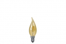 51047 Лампа свеча- порыв ветра, желтая, E14, 35мм 40W