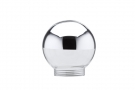 87526 Плафон  Glas Globe 60 Kopfspiegel Silber