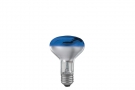 25064 Лампа R80 рефлект., синяя-прозрачн. E27, 60W 