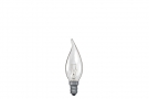 51021 Лампа свеча-порыв ветра, прозрачн., E14, 35мм 25W  