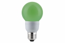 88028 Лампа энергосбер. 60мм. 5Вт, зелен. Е27