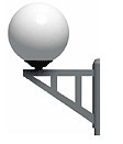 Опора ЮПИТЕР КБ-71-ОШ-05-001 для уличного светильника типа ШАР для одного шара
