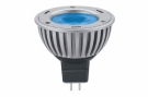 28060 Лампа LED Свеча 3W GU5,3 40° Синий