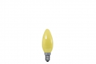 40222 Лампа свеча, желтая, E14, 35мм 25W  