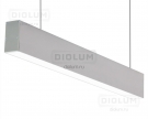 Подвесной линейный светодиодный светильник LP063-500s 24Вт 4000К IP40 серый