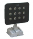 Прожектор квадратный DIS 154, 6LED/1W-белый 230V серебрянный (IP54)