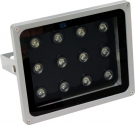 Светодиодный прожектор DIS 120, LED:12 1W 230V Корпус:серый IP65