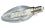 Светодиодная лампа E14 BF-C35-3W-Dimm White (clear, 220V)