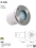  HL940L 1.2W 12LED 220-240V Белый Грунтовый Светодиодный светильник