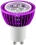 Светодиодная лампа GU10V 3LEDx1W фиолетовый корпус