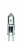 831309 Галогенная пальчиковая лампа, 12V, прозрачная, GY6 SB 35W 