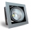Карданный светодиодный светильник Grazioso 1 LED 30 N (4500К белый, прозрачный рассеиватель, корпус серый)